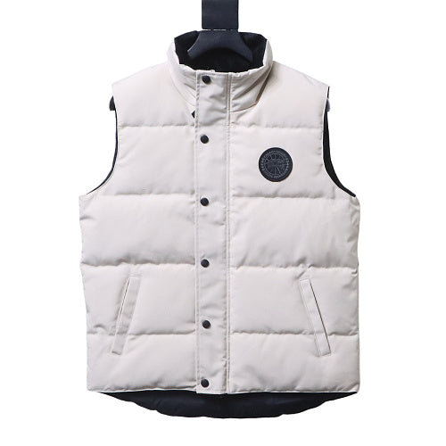 CA Goose Vest Black Label White