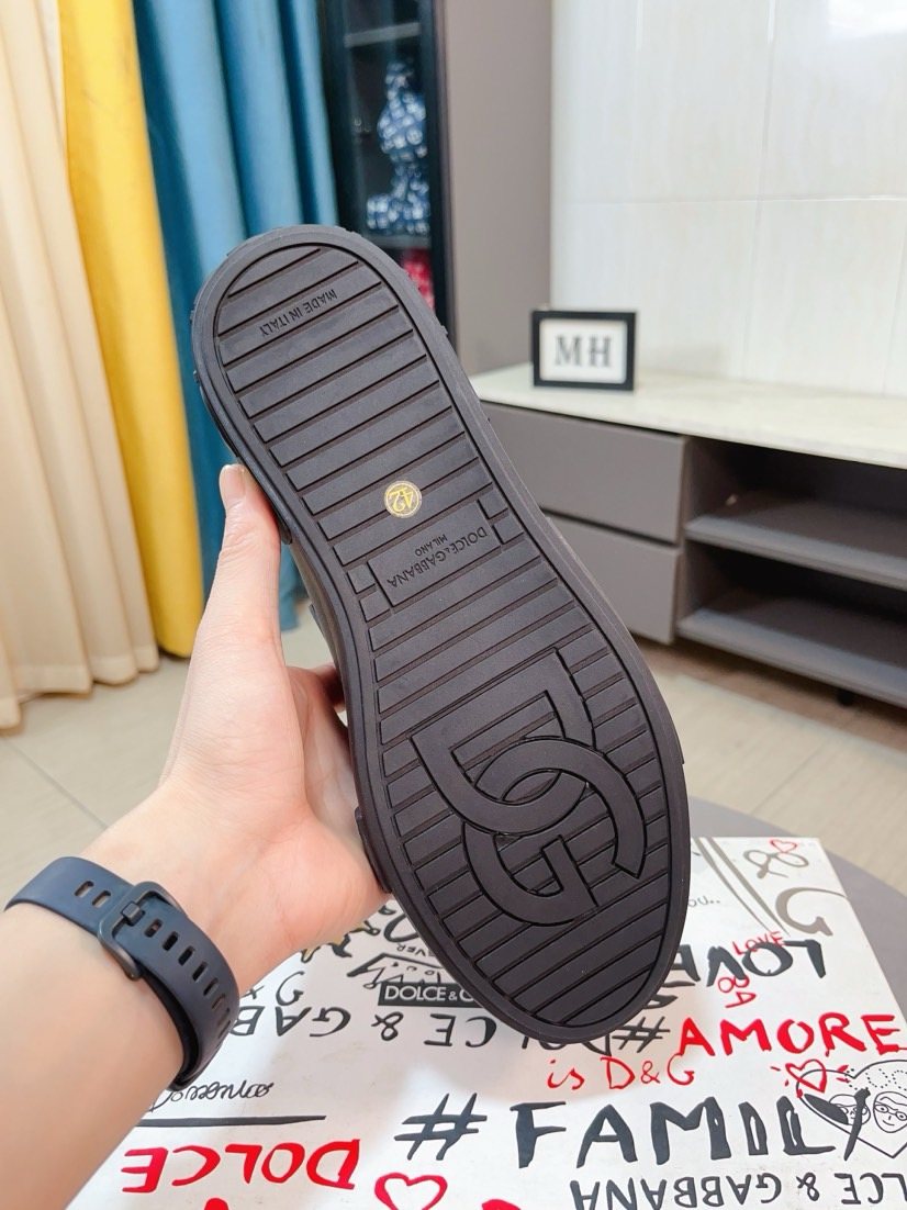 Dolce & Gabbana Dark High-Top Sneakers
